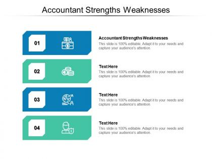 Accountant strengths weaknesses ppt powerpoint presentation outline elements cpb