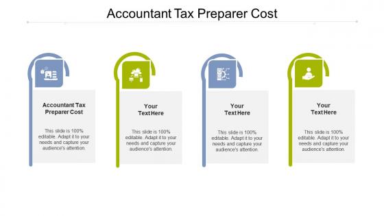 Accountant tax preparer cost ppt powerpoint presentation gallery deck cpb