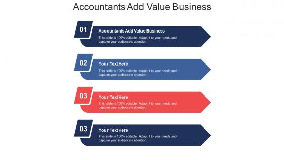 Accountants add value business ppt powerpoint presentation summary deck cpb