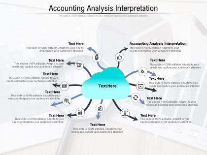 Accounting analysis interpretation ppt powerpoint presentation styles summary cpb