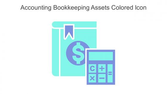 Accounting Bookkeeping Assets Colored Icon In Powerpoint Pptx Png And Editable Eps Format