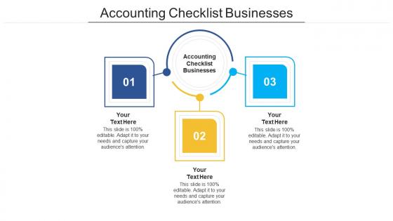 Accounting checklist businesses ppt powerpoint presentation file professional cpb
