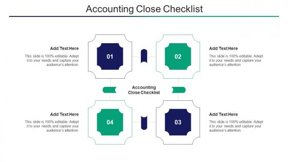 Accounting Close Checklist Ppt Powerpoint Presentation Portfolio Maker Cpb