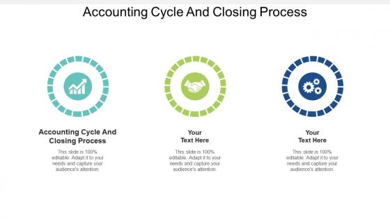 Accounting cycle and closing process ppt powerpoint presentation designs cpb