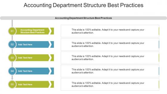 Accounting Department Structure Best Practices In Powerpoint And Google Slides Cpb