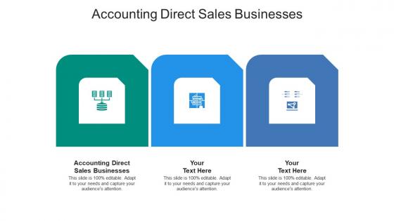 Accounting direct sales businesses ppt powerpoint presentation inspiration smartart cpb