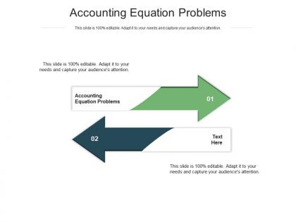 Accounting equation problems ppt powerpoint presentation portfolio templates cpb