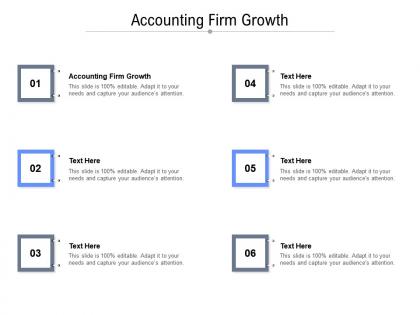Accounting firm growth ppt powerpoint presentation model influencers