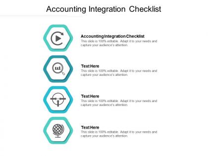 Accounting integration checklist ppt powerpoint presentation styles example cpb