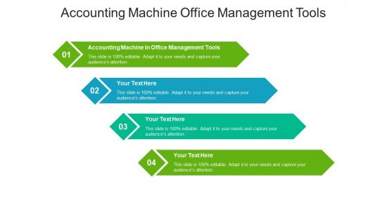 Accounting machine office management tools ppt powerpoint presentation layouts icon cpb