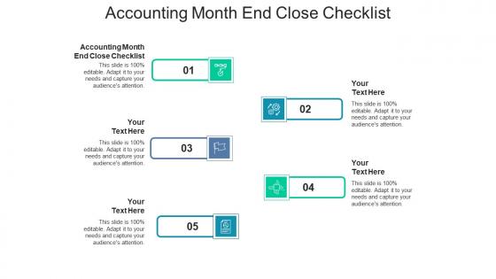 Accounting month end close checklist ppt powerpoint presentation ideas deck cpb