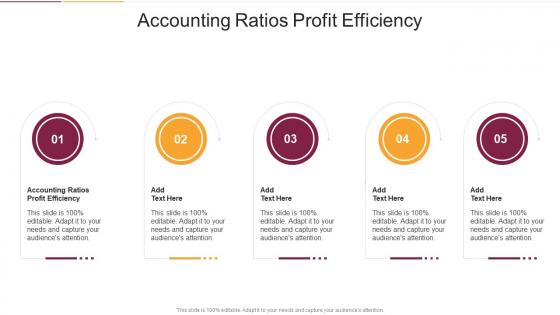 Accounting Ratios Profit Efficiency In Powerpoint And Google Slides Cpb