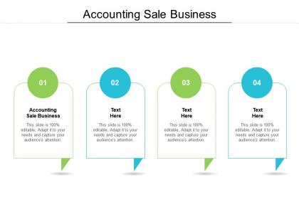 Accounting sale business ppt powerpoint presentation infographic template design templates cpb