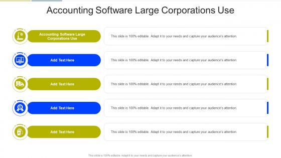 Accounting Software Large Corporations Use In Powerpoint And Google Slides Cpb