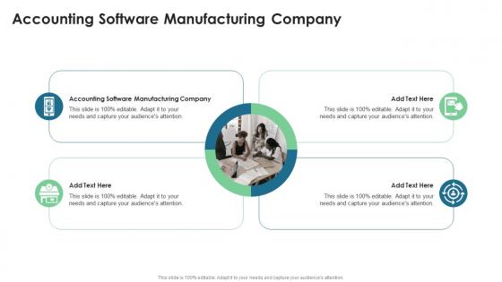 Accounting Software Manufacturing Company In Powerpoint And Google Slides Cpb