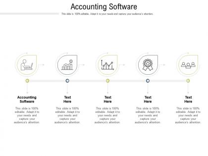 Accounting software ppt powerpoint presentation infographics deck cpb