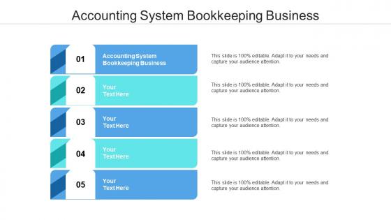 Accounting system bookkeeping business ppt powerpoint presentation example cpb