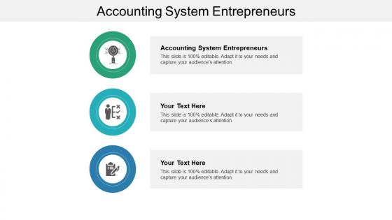 Accounting system entrepreneurs ppt powerpoint presentation inspiration structure cpb