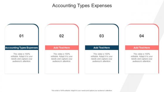 Accounting Types Expenses In Powerpoint And Google Slides Cpb