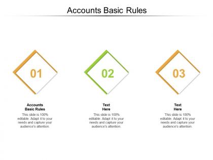 Accounts basic rules ppt powerpoint presentation inspiration influencers cpb