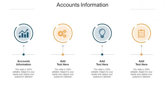 Accounts Information Ppt Powerpoint Presentation Outline Format Ideas Cpb