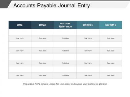 Accounts payable journal entry sample of ppt