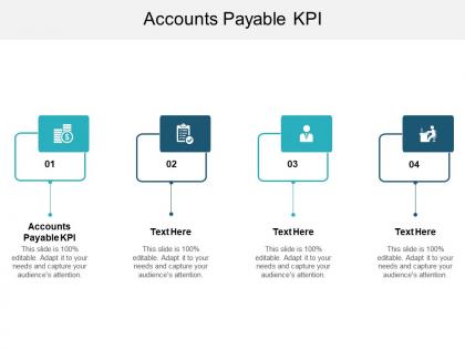 Accounts payable kpi ppt powerpoint presentation gallery smartart cpb