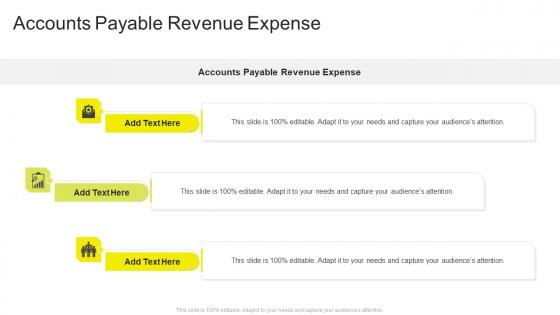 Accounts Payable Revenue Expense In Powerpoint And Google Slides Cpb