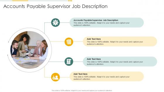 Accounts Payable Supervisor Job Description In Powerpoint And Google Slides Cpp