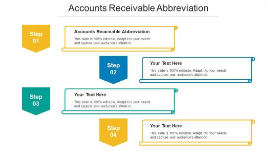 Accounts Receivable Abbreviation Ppt Powerpoint Presentation Summary Images Cpb