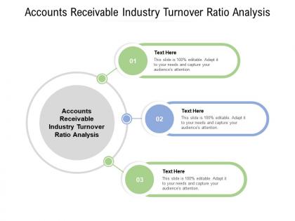 Accounts receivable industry turnover ratio analysis ppt powerpoint presentation cpb