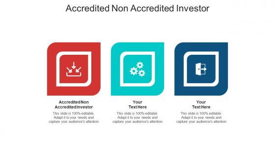 Accredited non accredited investor ppt powerpoint presentation outline rules cpb