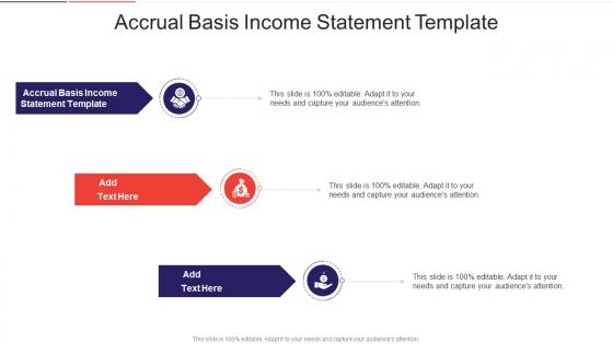 Accrual Basis Income Statement Template In Powerpoint And Google Slides Cpb