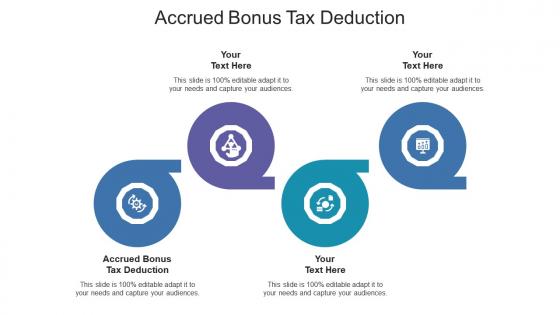 Accrued bonus tax deduction ppt powerpoint presentation inspiration show cpb