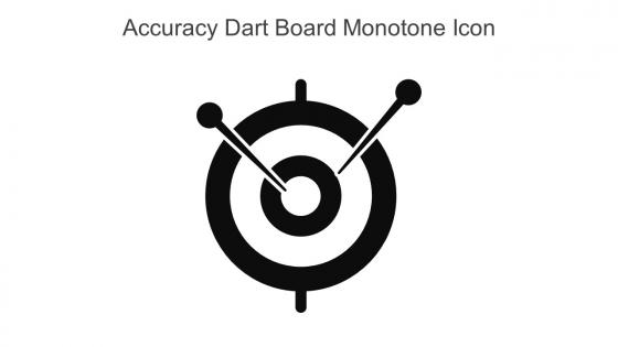 Accuracy Dart Board Monotone Icon In Powerpoint Pptx Png And Editable Eps Format