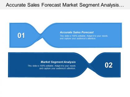 Accurate sales forecast market segment analysis organizational knowledge