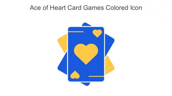 Ace Of Heart Card Games Colored Icon In Powerpoint Pptx Png And Editable Eps Format