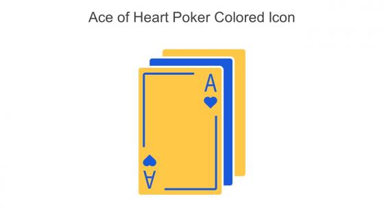 Ace Of Heart Poker Colored Icon In Powerpoint Pptx Png And Editable Eps Format
