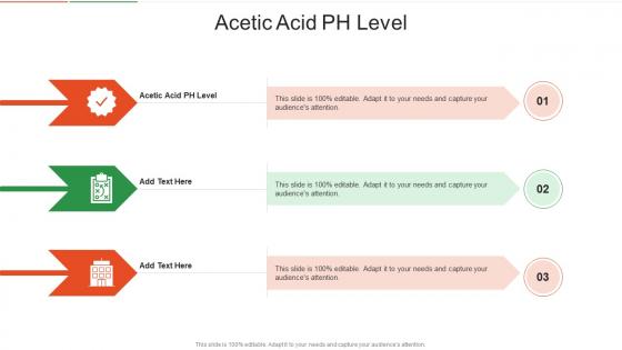 Acetic Acid PH Level In Powerpoint And Google Slides Cpb