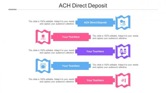 Ach Direct Deposit Ppt Powerpoint Presentation Icon Gallery Cpb