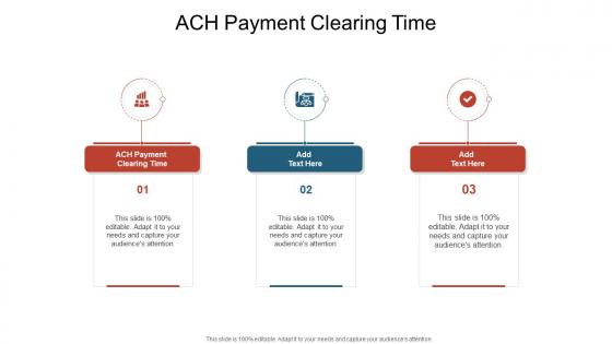 ACH Payment Clearing Time In Powerpoint And Google Slides Cpb