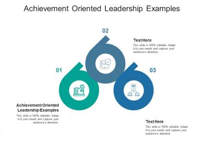 Achievement oriented leadership examples ppt powerpoint presentation layouts portrait cpb