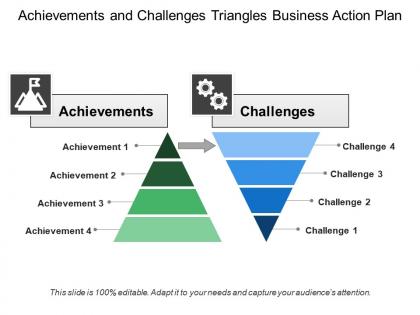 Achievements and challenges triangles business action plan