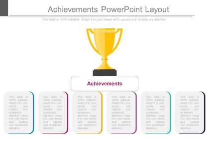 Achievements powerpoint layout