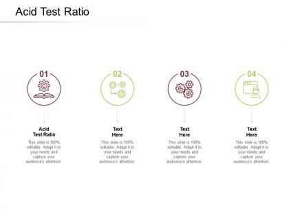 Acid test ratio ppt powerpoint presentation slides design ideas cpb