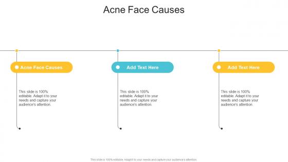 Acne Face Causes In Powerpoint And Google Slides Cpb