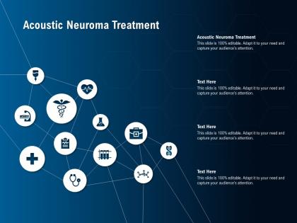 Acoustic neuroma treatment ppt powerpoint presentation gallery vector