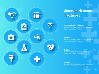 Acoustic neuroma treatment ppt powerpoint presentation icon background image