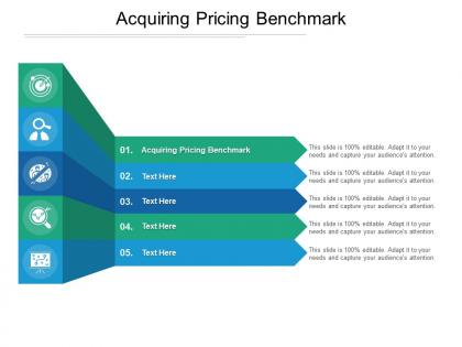 Acquiring pricing benchmark ppt powerpoint presentation portfolio graphics pictures cpb