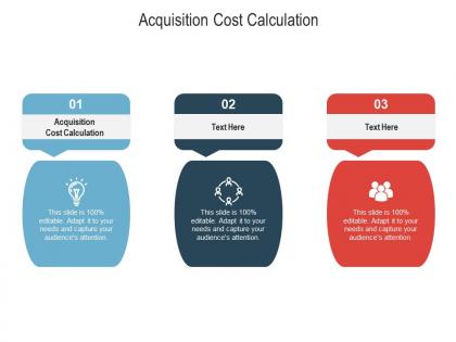 Acquisition cost calculation ppt powerpoint presentation model gridlines cpb